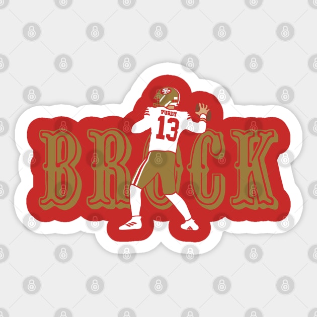 Purdy 13, San Francisco Football Sticker by FanSwagUnltd